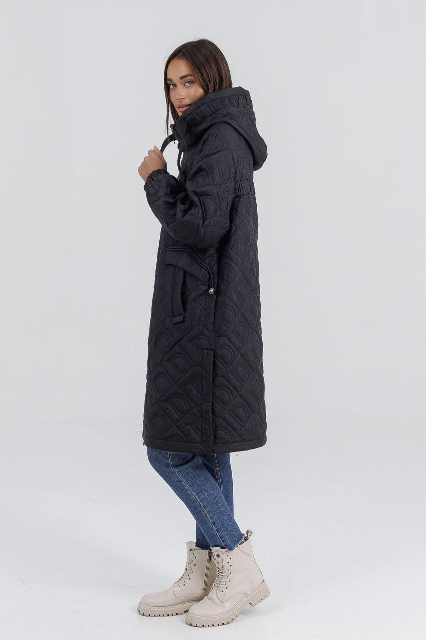 Куртка-пальто на флісі з рукавами-реглан р. 54 Чорний (786b/54) - фото 4 Куртка-пальто на флісі з рукавами-реглан р. 54 Чорний (786b/54) - фото 4