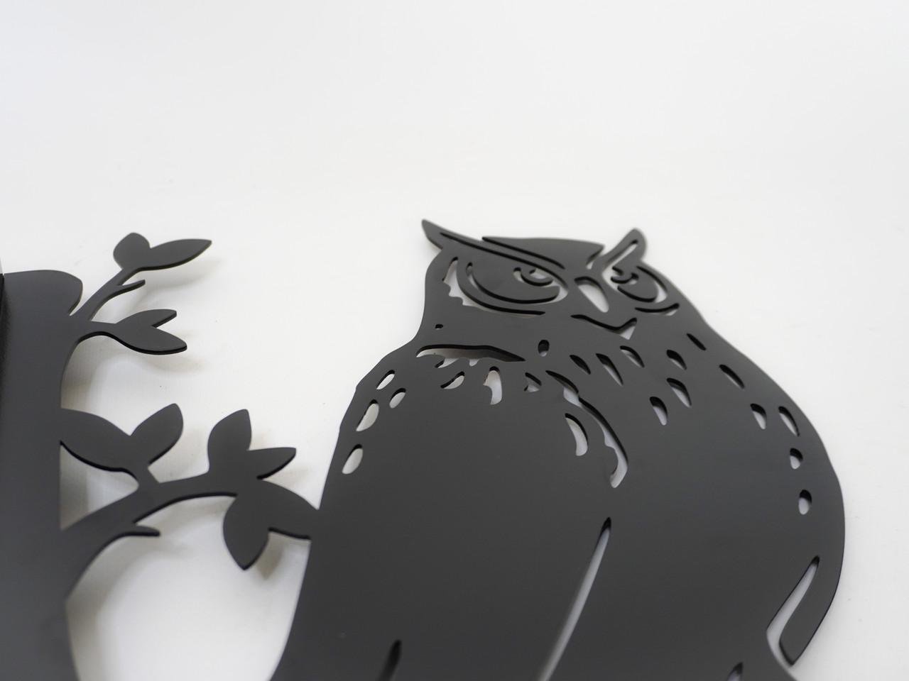 Кронштейн Сыч для кашпо с цветами метал Черный (М019) - фото 4