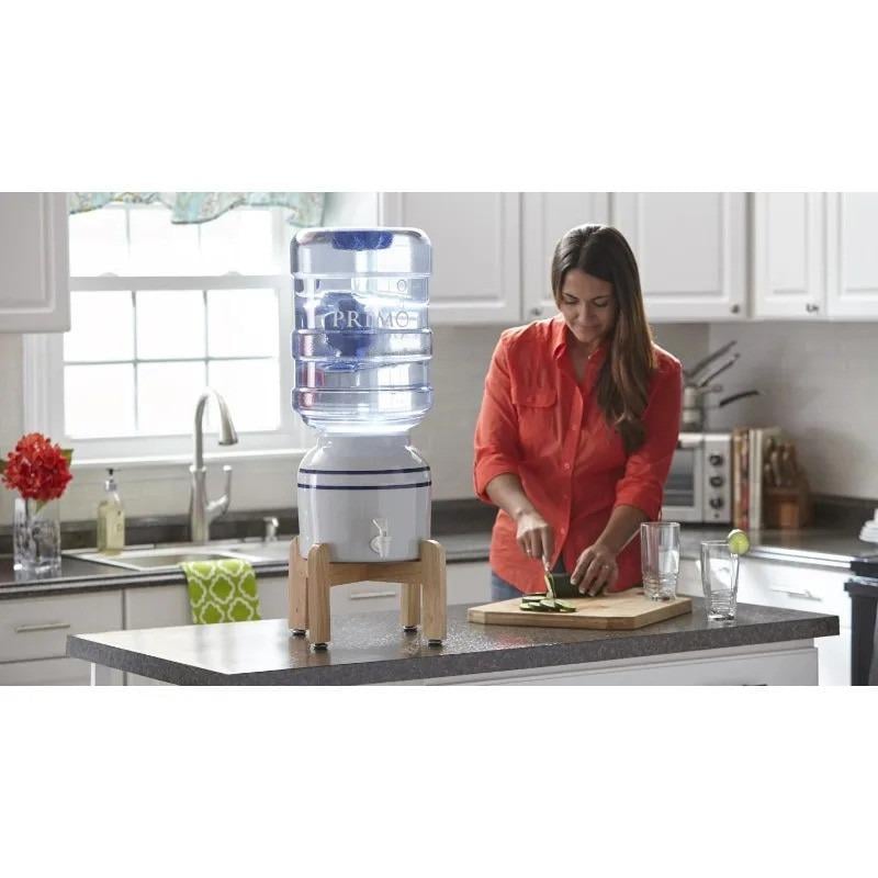 Диспенсер керамический для воды с подставкой и краником в комплекте ViO CD-01 - фото 6 Диспенсер керамический для воды с подставкой и краником в комплекте ViO CD-01 - фото 6