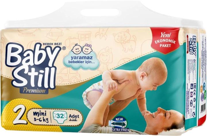 Детские подгузники Baby Still Economic р. 2 3-6 кг 32 шт. (8697424850667) Детские подгузники Baby Still Economic р. 2 3-6 кг 32 шт. (8697424850667)