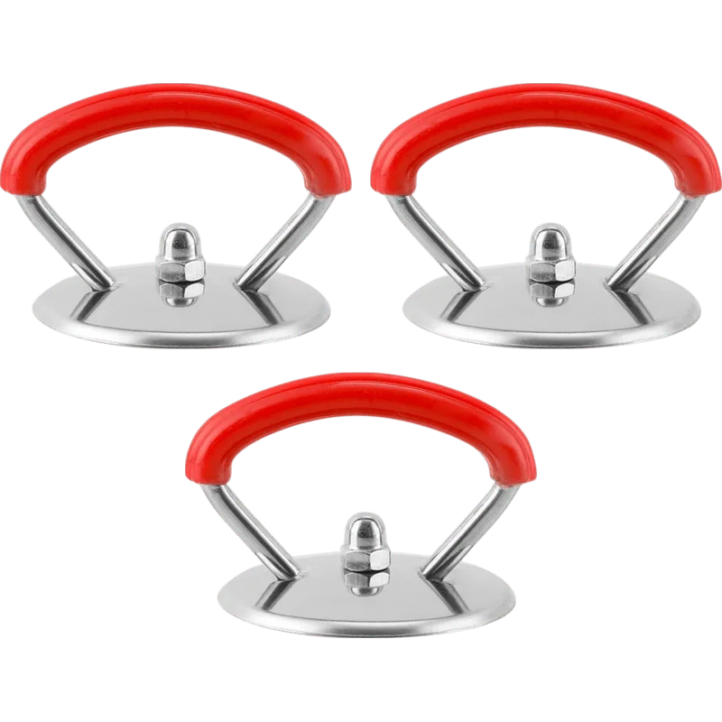 Ручка для крышки LidHandle термостойкая 3 шт. Красный (2278)