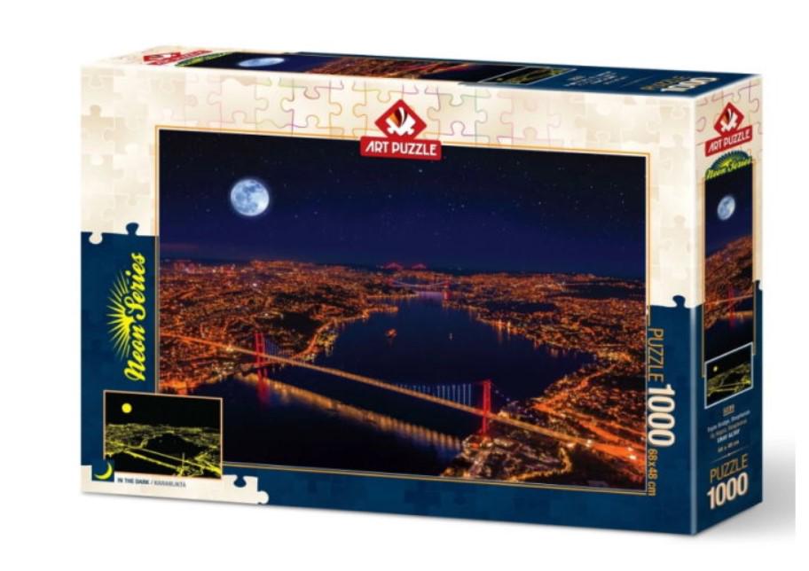 Пазлы НЕОНОВАЯ СЕРИЯ ТРОЙНОЙ МОСТ БОСФОР 1000 элементов (5239)