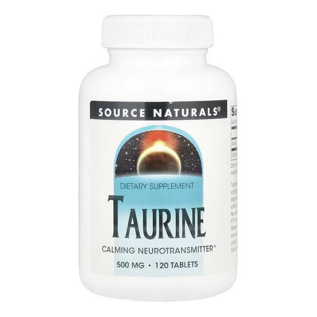 Аминокислота Source Naturals Taurine 500 mg 120 табл. (23478-01)