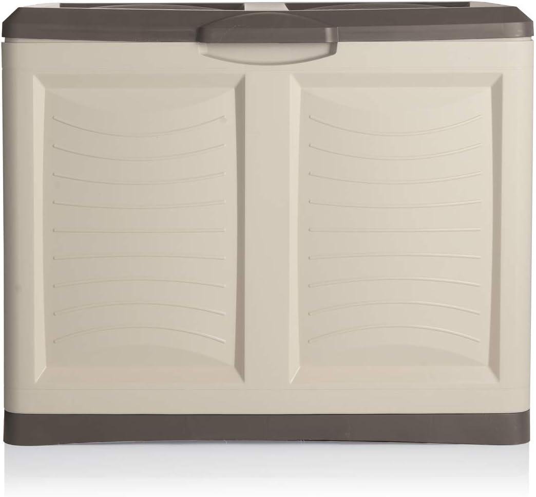 Контейнер METTITUTTO 200 л 78x45x64 см Серо-бежевый (4133)