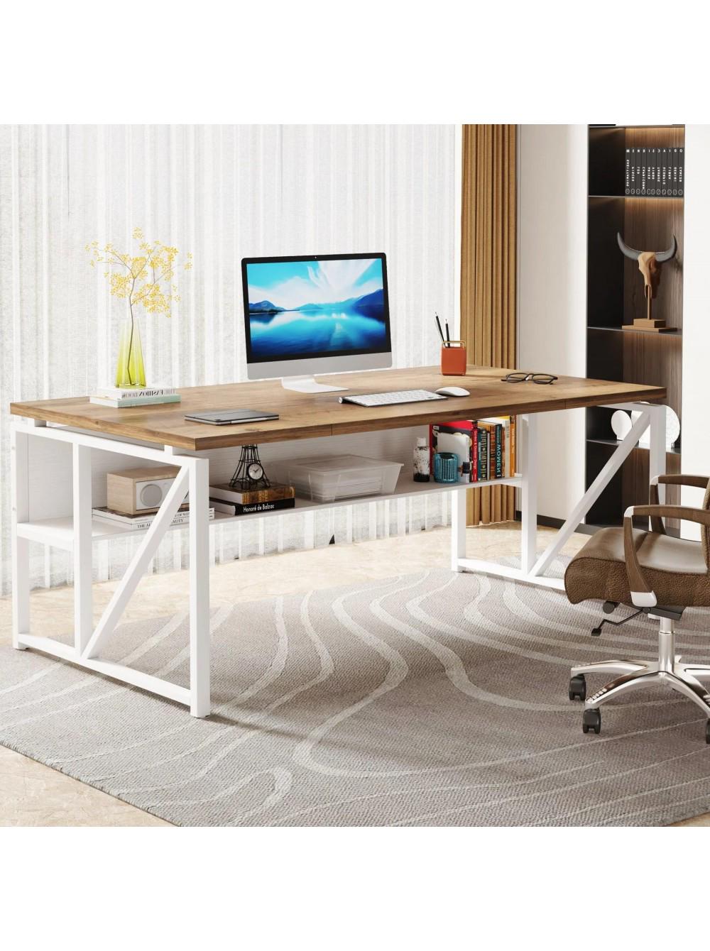 Письмовий стіл MSM з нижньою полицею Дуб Сонома