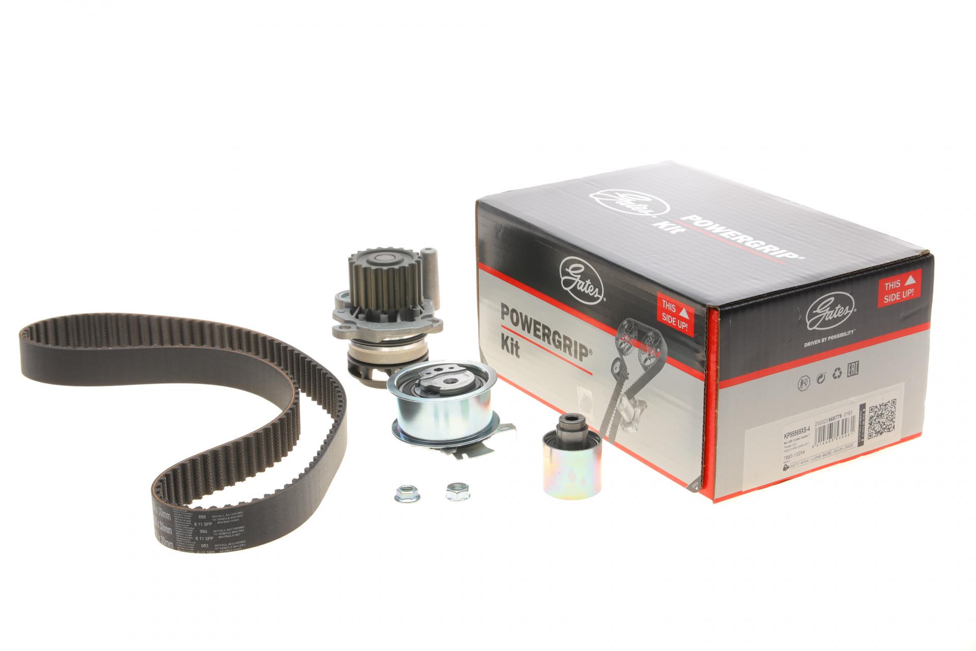 Комплект ГРМ GATES и насос VW Audi A3/A4/A6/Skoda Octavia/Golf IV/Passa/Seat Leon 1.9TDI 95-30x120z KP55569XS-4