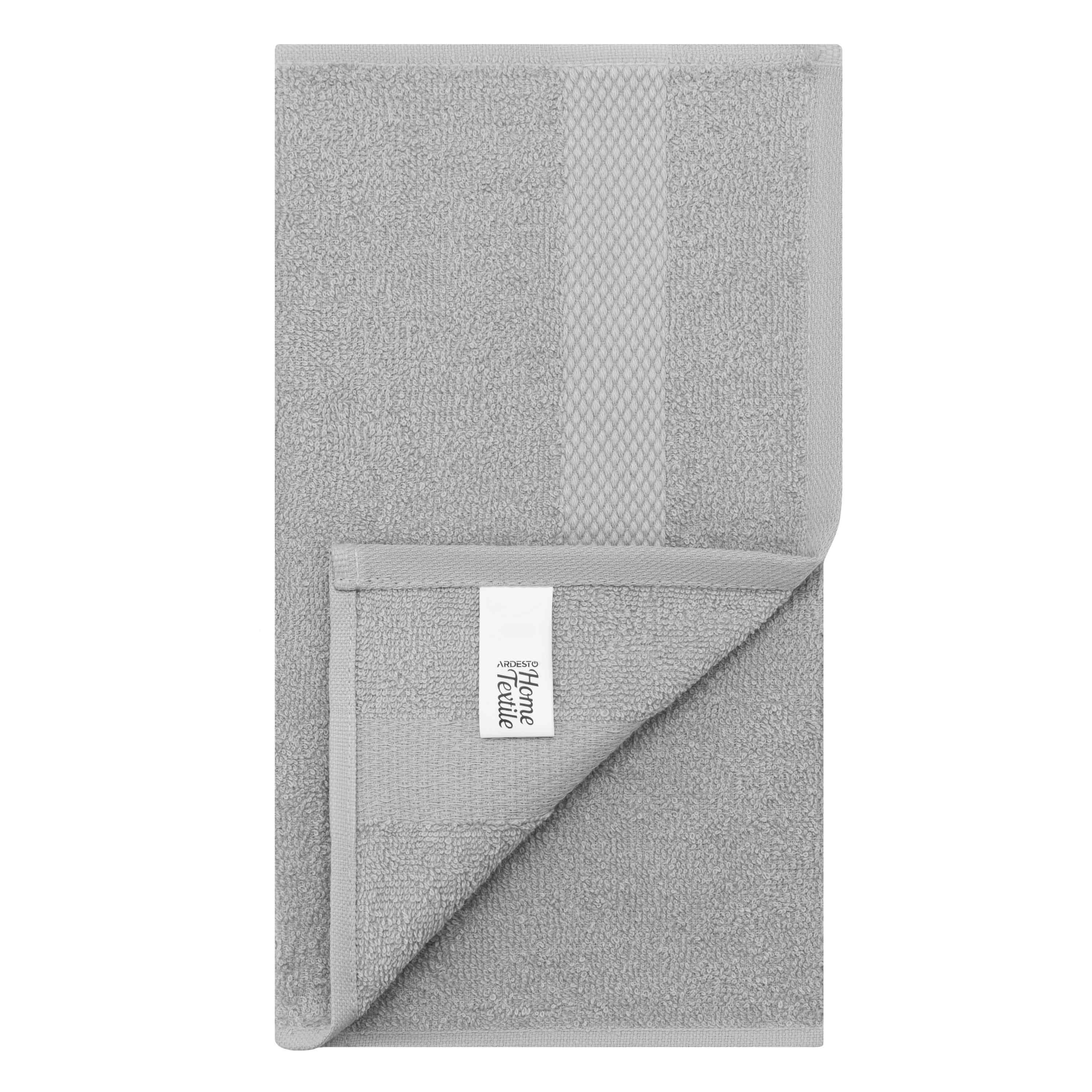 Рушник махровий Ardesto Essence 30х50 см Сірий (ART2230GR) - фото 5 Рушник махровий Ardesto Essence 30х50 см Сірий (ART2230GR) - фото 5