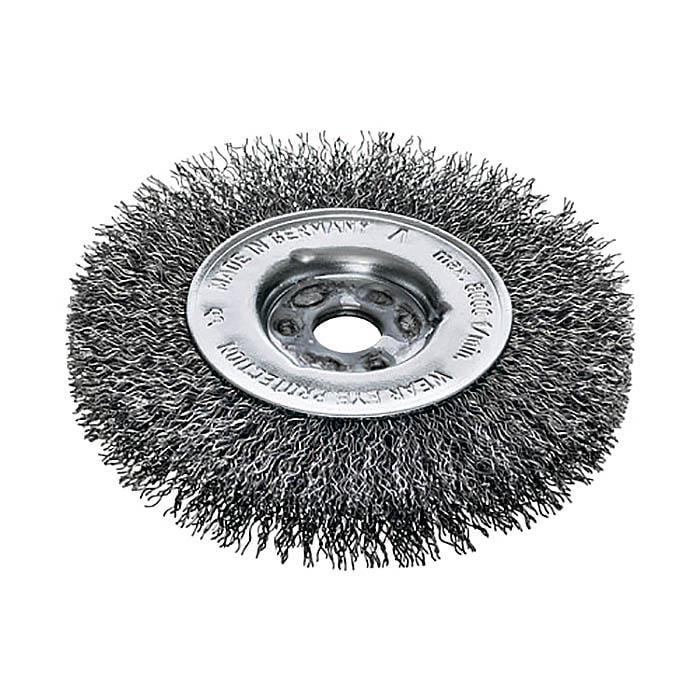 Щітка циліндрична LESSMANN для чищення стрічкових пилок 100х13х12,7 мм сталевий гофрований дріт 0,35 мм 4500 об/хв 32016112 (13764)