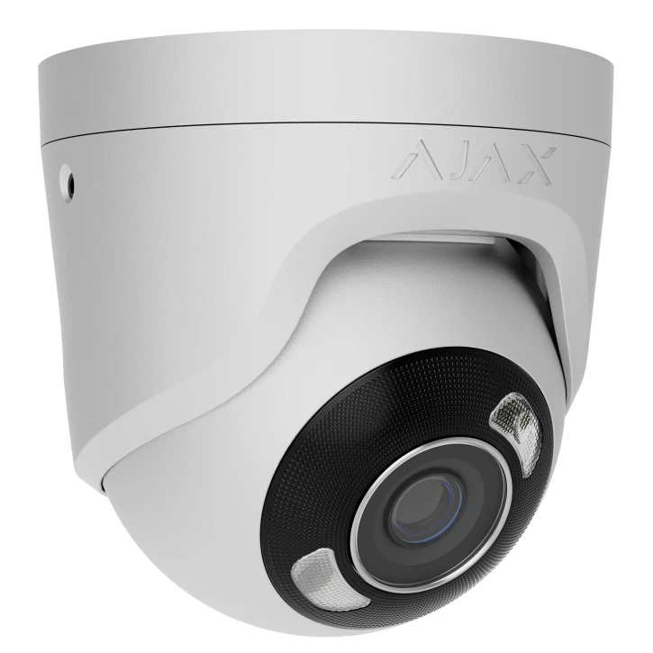 Камера дротова охоронна IP Ajax TurretCam HL 5 Mp/2,8 мм White (2890075971) Камера дротова охоронна IP Ajax TurretCam HL 5 Mp/2,8 мм White (2890075971)