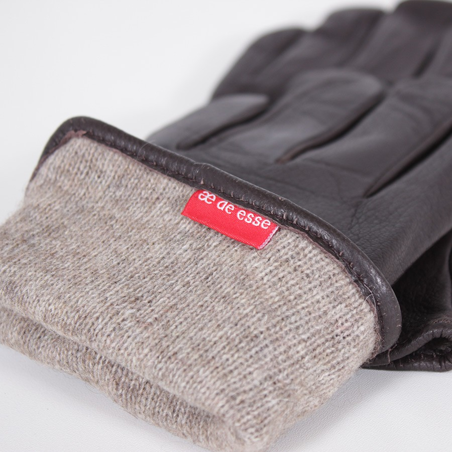 Рукавиці чоловічі шкіряні LM213-2 демісезонні XL/11"/23 см Коричневий (2806676947) - фото 5