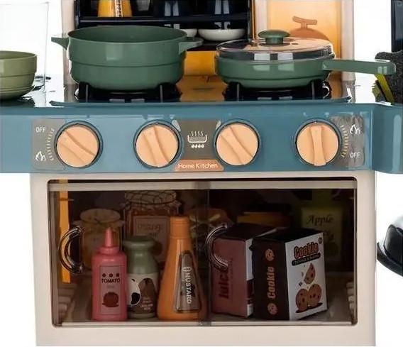 Детская кухня Iso Trade 11546 холодный пар/звуки приготовления пищи/43 аксессуара (2693385073) - фото 6