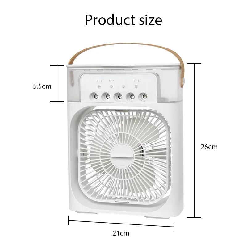 Кондиционер RIAS Air Cooler Fan с увлажнителем воздуха и подсветкой 600ml 10W USB White (3_06229) - фото 6 Кондиционер RIAS Air Cooler Fan с увлажнителем воздуха и подсветкой 600ml 10W USB White (3_06229) - фото 6