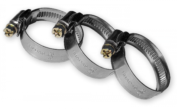 Хомут червячный Bradas нержавеющий BSW 32-50 мм 10 шт.