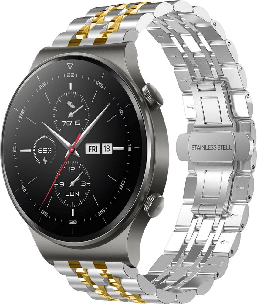 Браслет металлический Spinye Line для Huawei Watch GT 2 Pro Silver Gold (28973-67) Браслет металлический Spinye Line для Huawei Watch GT 2 Pro Silver Gold (28973-67)