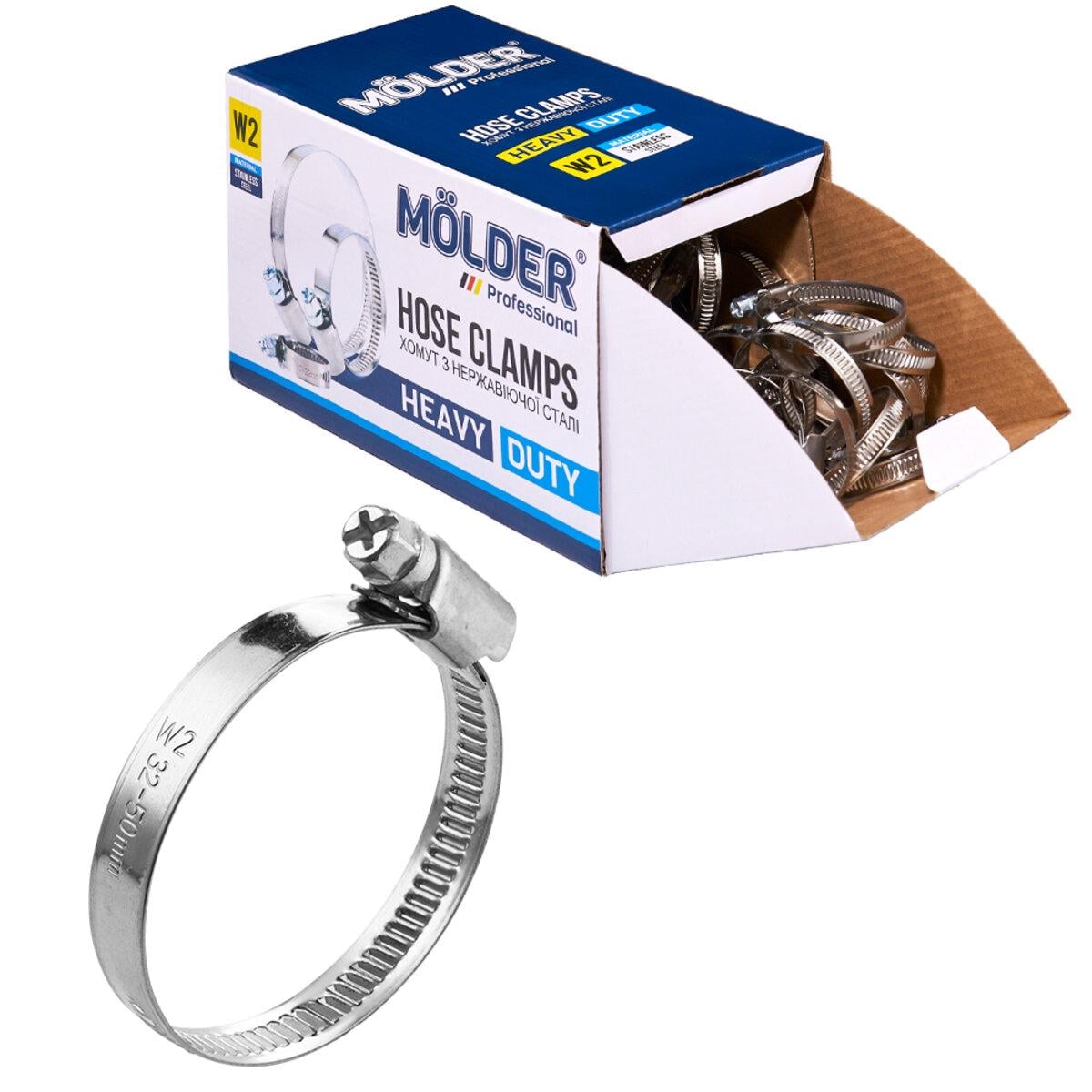 Хомуты Molder 32-50/W 2 9 мм, Хомуты Molder 32-50/W 2 9 мм,