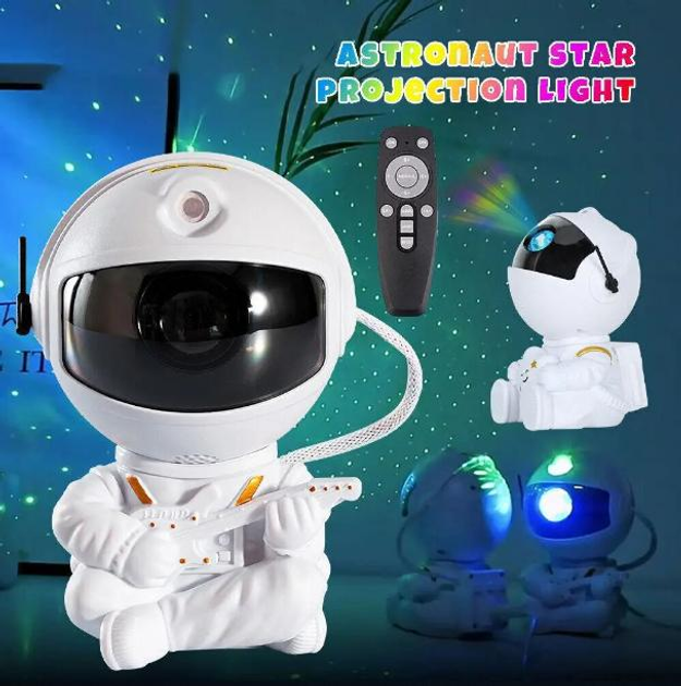 Нічник-проектор зоряного неба лазерний Астронавт з пультом (23338922) - фото 2