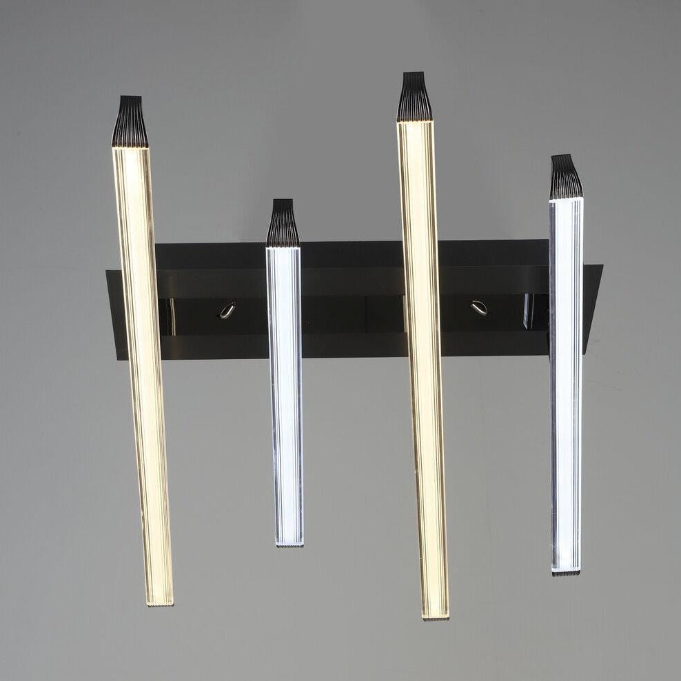 Люстра світлодіодна Sirius з акриловими плафонами 40W 3000-6500К Сірий (B YH993/4 GRAY)