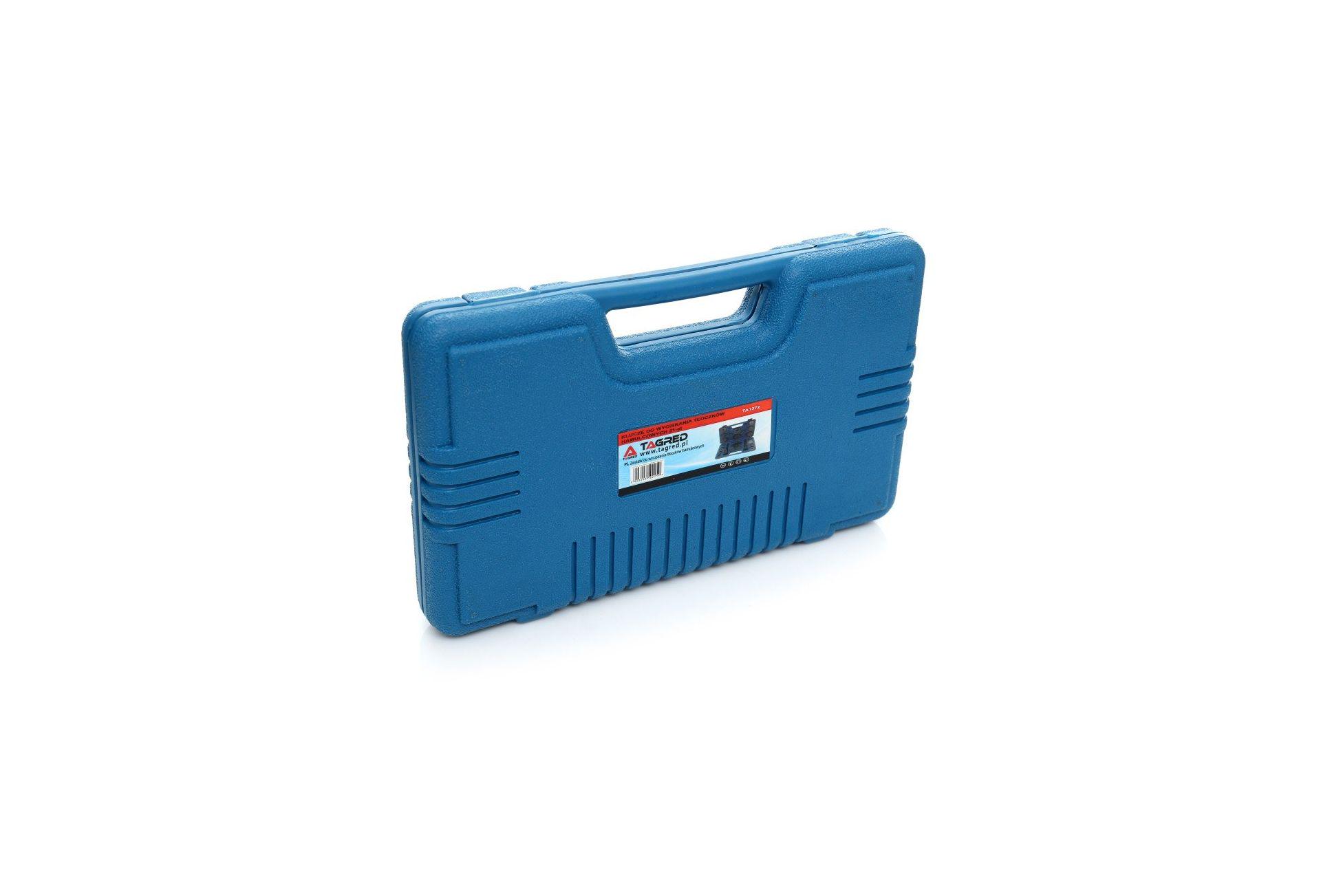 Комплект для вичавки гальмівних поршнів TAGRED ТА1372 21 ел. + валіза (11483462) - фото 4 Комплект для вичавки гальмівних поршнів TAGRED ТА1372 21 ел. + валіза (11483462) - фото 4