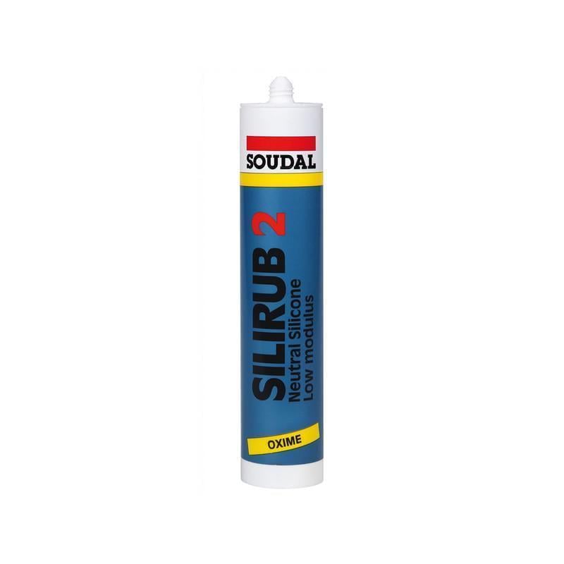 Герметик силиконовый SOUDAL SILIRUB 2 нейтральный 300 мл 5 шт. Белый (0000200000000031001)