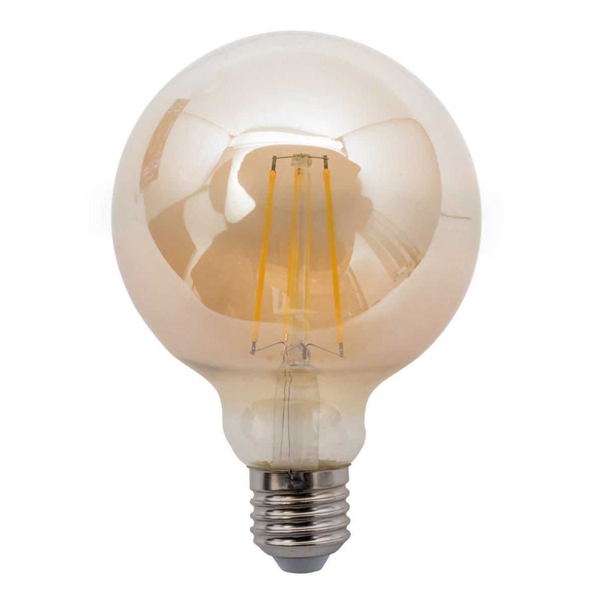 Светодиодная лампа SiriusStar Filament gold 12W G95 4200K E27 Коричневый (5800)