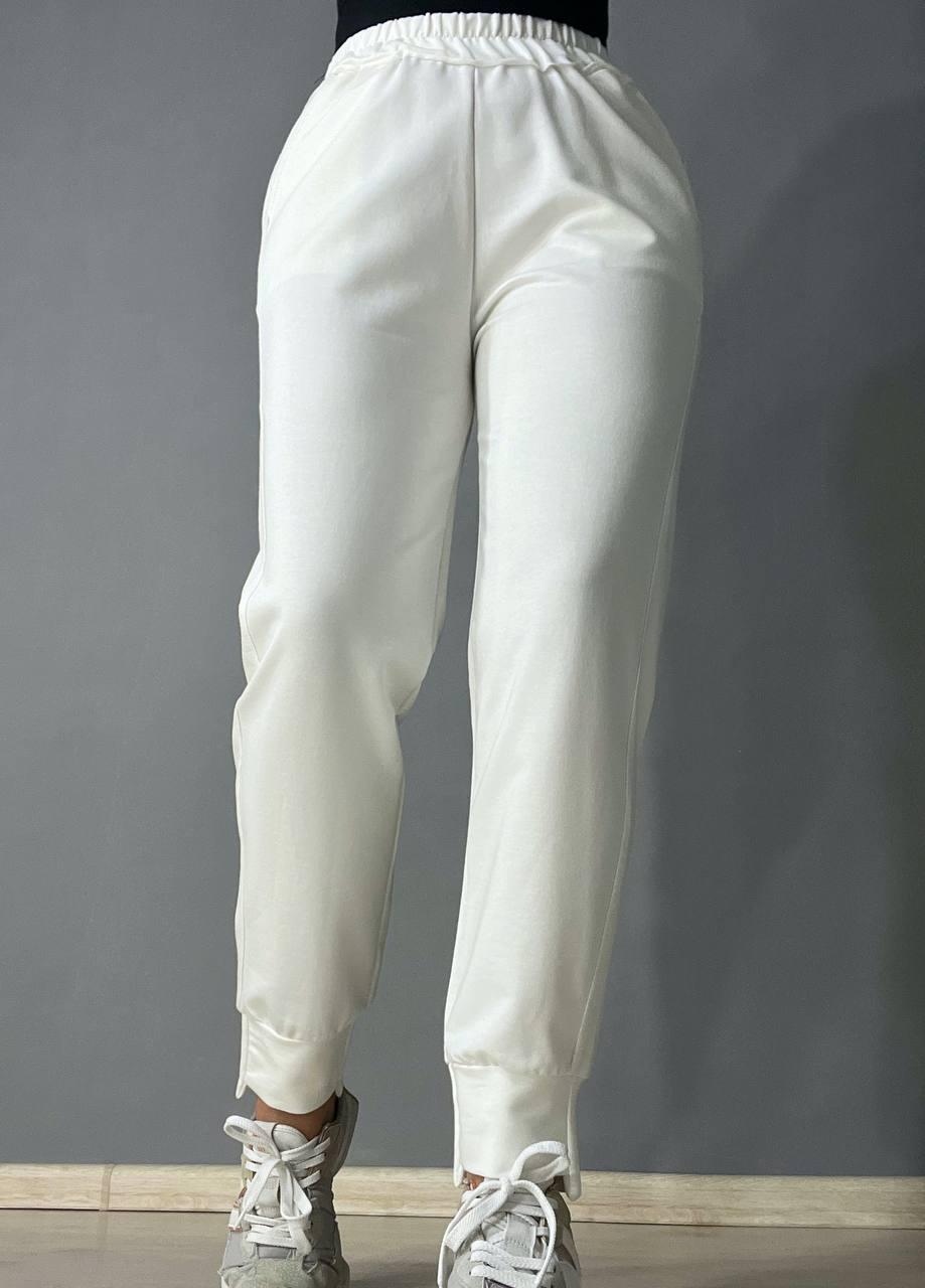 Брюки женские LSK 5539 джогеры на манжете с карманами M Белый (27082975) - фото 10 Брюки женские LSK 5539 джогеры на манжете с карманами M Белый (27082975) - фото 10