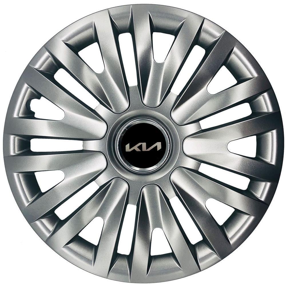 Колпаки SJS 103 с логотипом Kia NEW 4 шт. R13 Серебряный (2789080816)