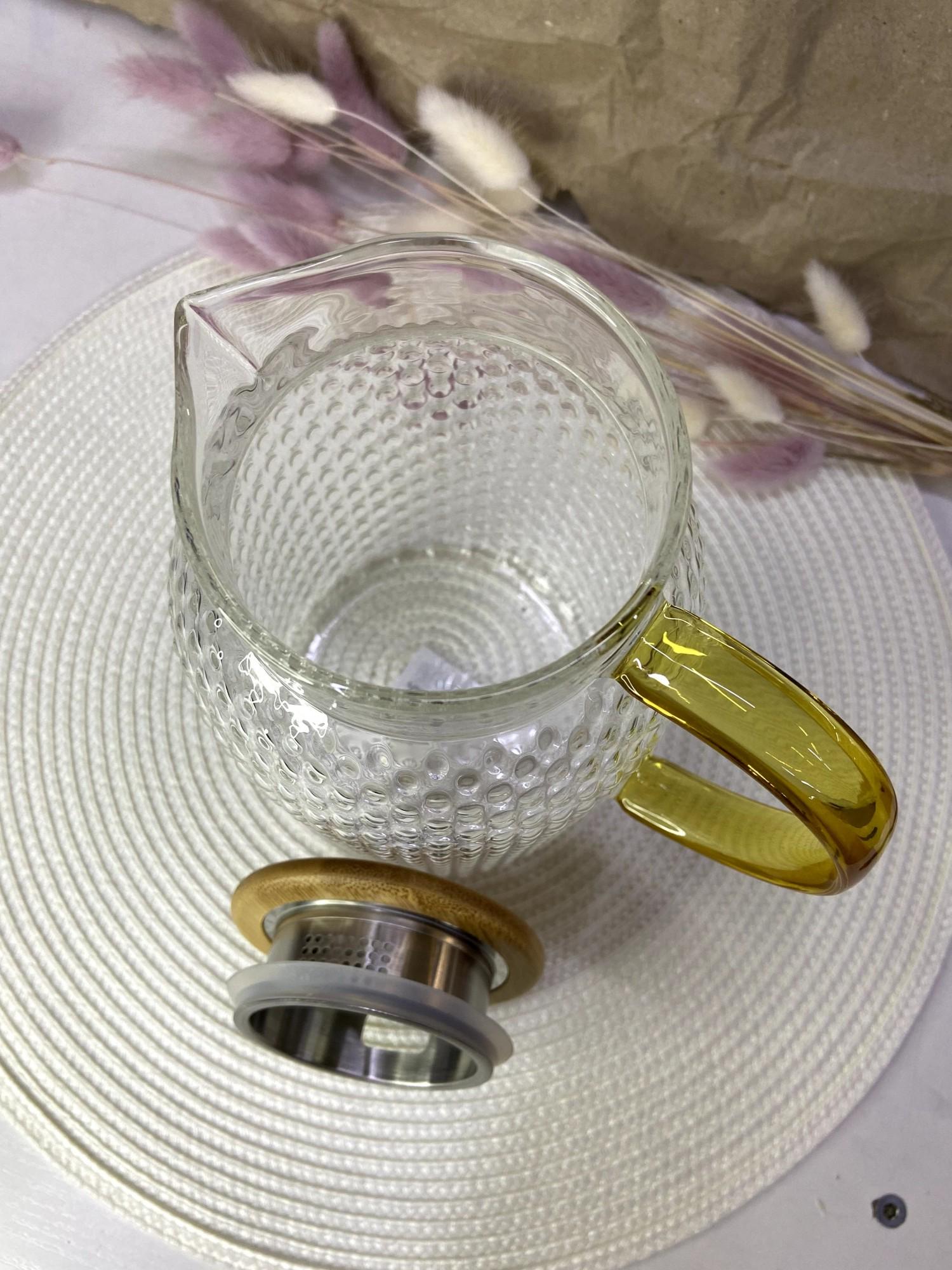 Кувшин с бамбуковой крышкой 1,5 л (62425378) - фото 2