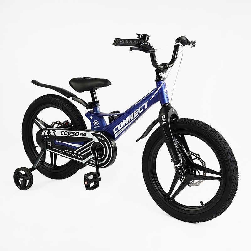 Велосипед дитячий Corso Connect 18" Dark Blue (162277)