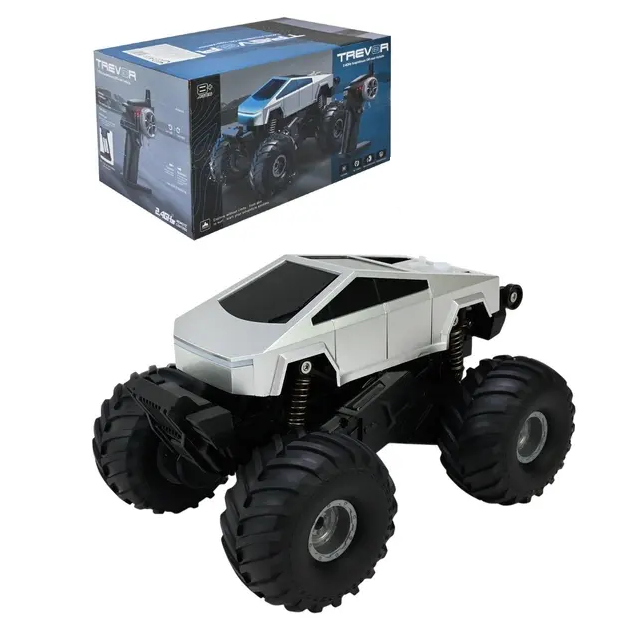 Радіокерована машина Tesla Cybertruck Trevor акумуляторна водонепроникна для дітей від 8 років 25 см 2,4 GHz (G6424)