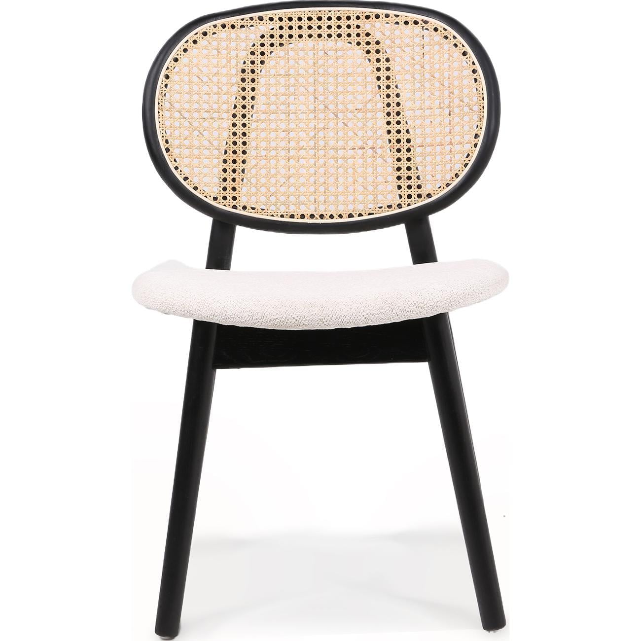 Стул обеденный Elegant Savanna beige black wood (13956)