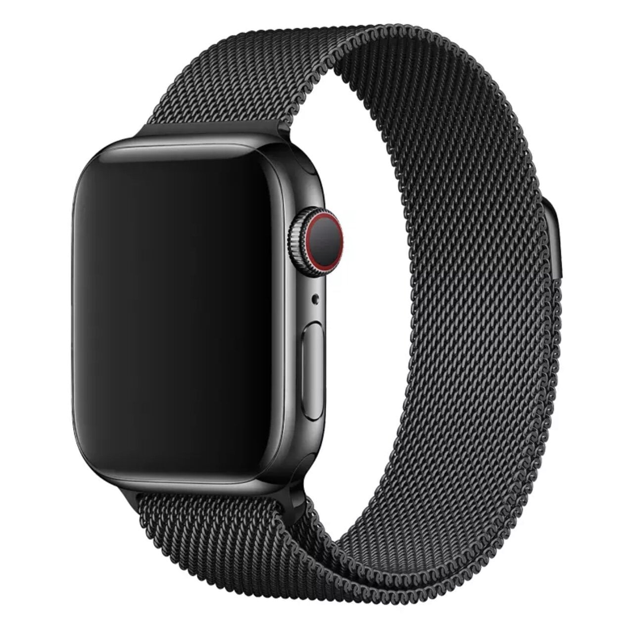 Ремешок для смарт-часов Миланская петля для Apple Watch 42/44 мм Черный (RW024)