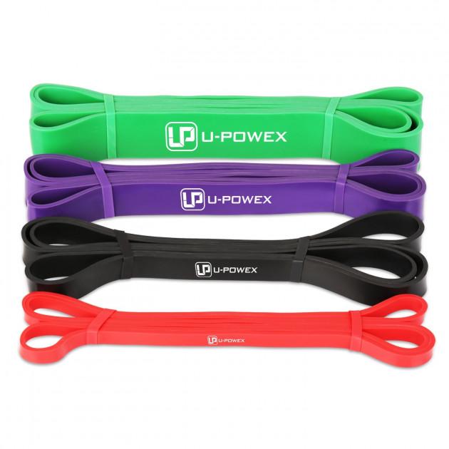 Петли для подтягиваний U-Powex 7 до 57 кг резиновые латекс 100% 4 шт. (12975719) - фото 1