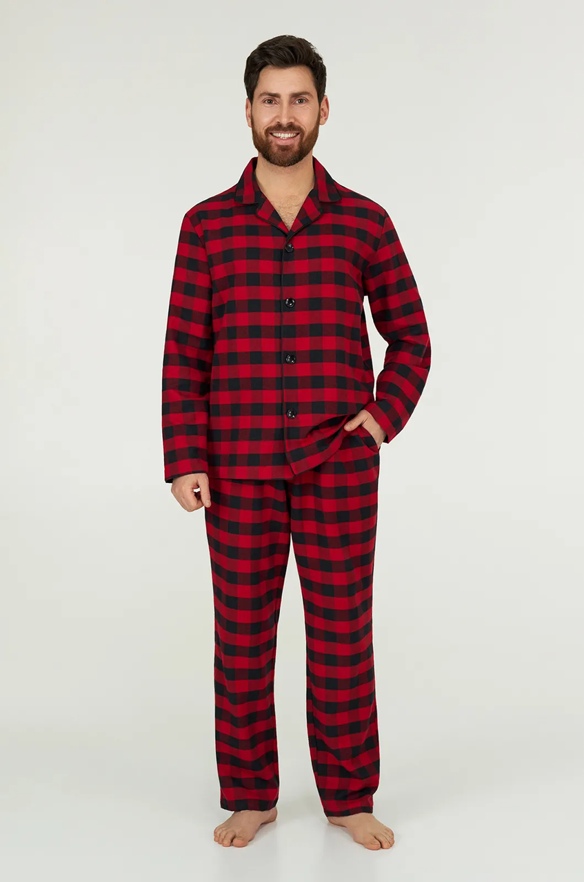 Пижама мужская Ellen TIMELESS 5383/01/01 XL Красный (31329461) Пижама мужская Ellen TIMELESS 5383/01/01 XL Красный (31329461)