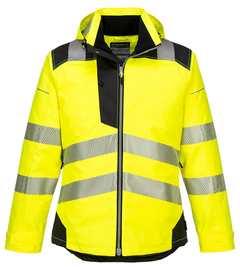 Куртка сигнальна утеплена PORTWEST T400 PW3 Hi Vis Winter Jacket XL Жовто-чорний (T400YBRXL) - фото 1