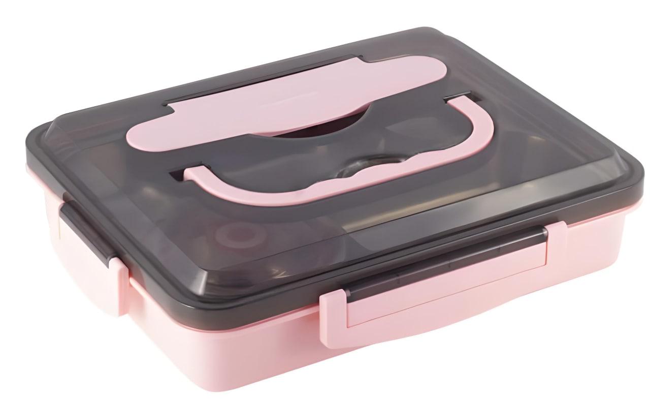 Ланч-бокс обеденный Kamille KM-2144RZ 1000 мл Розовый (NA001936)