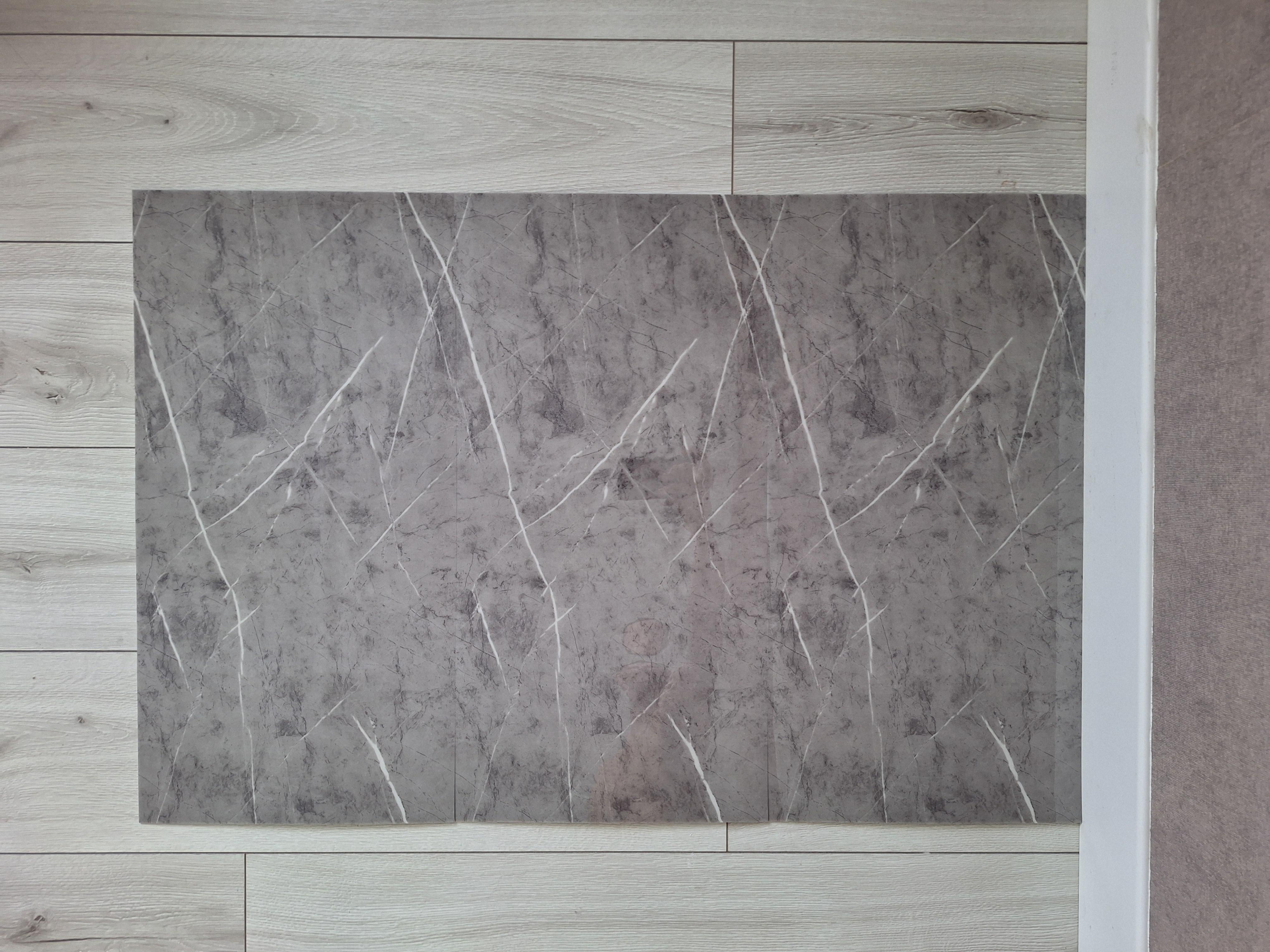 Плитка-самоклейка виниловая мрамор 600х300х2 мм глянцевый (F024) - фото 2