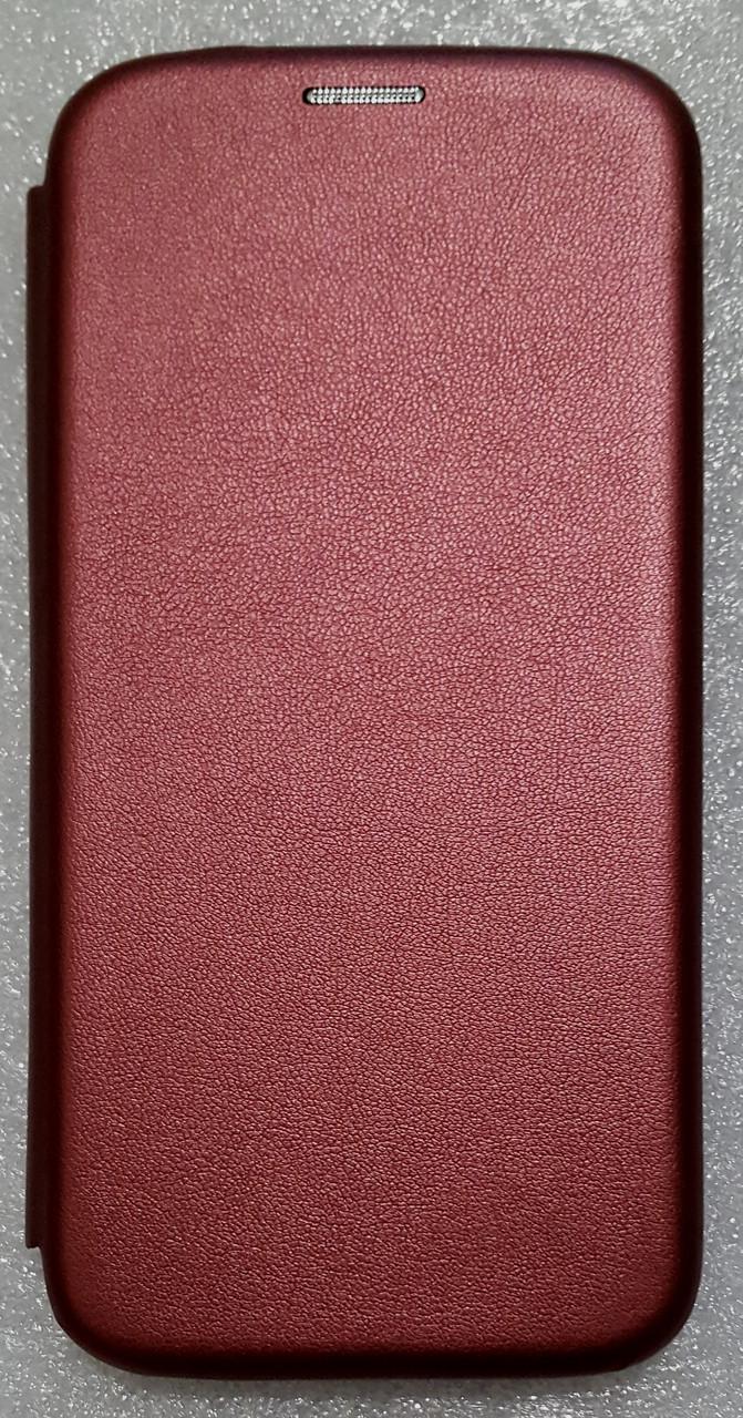 Чохол-книжка "Classy Level" для Samsung A600 / A6 2018 бордовий