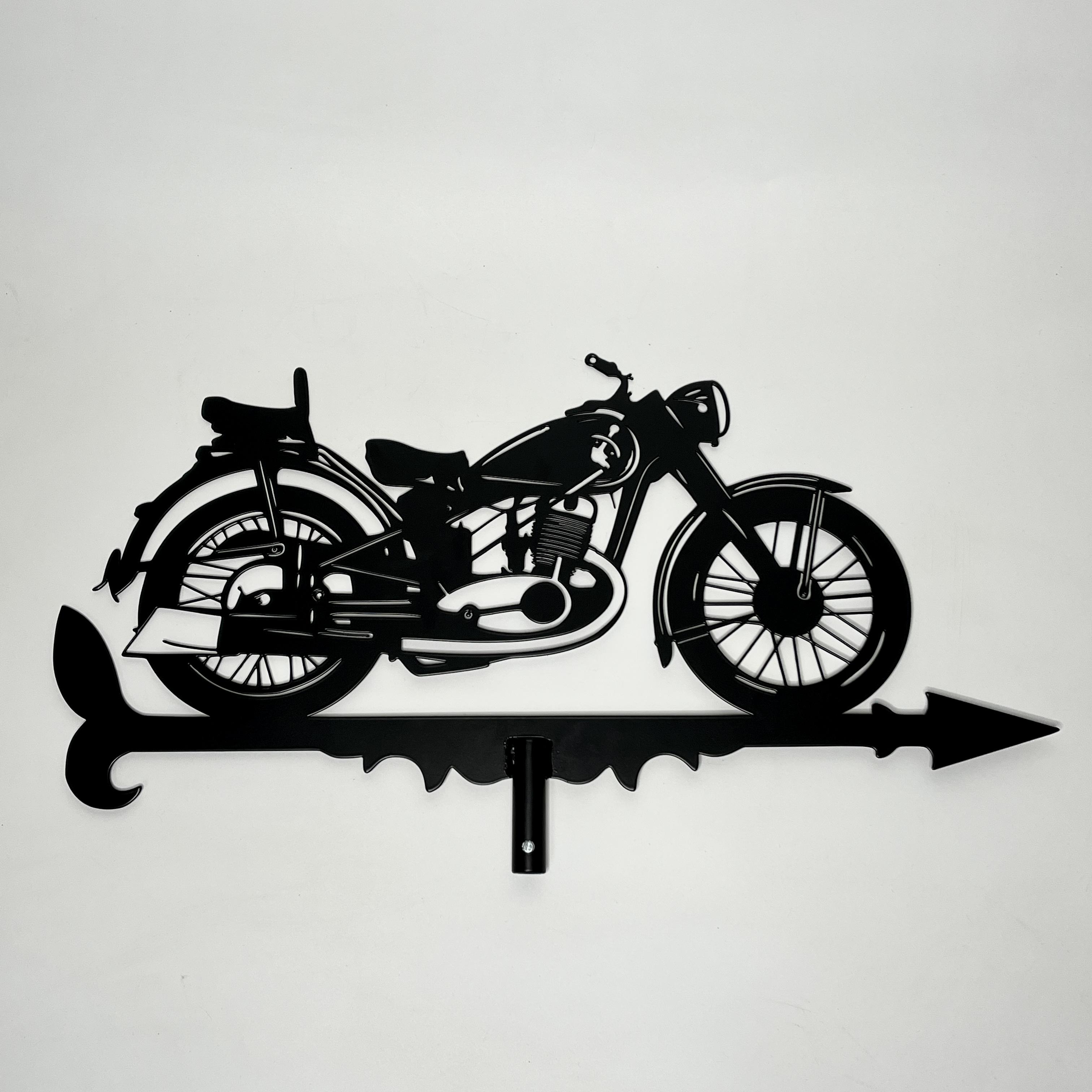 Флюгер на крышу Ретро мотоцикл ИЖ-49 Черный (20005666)