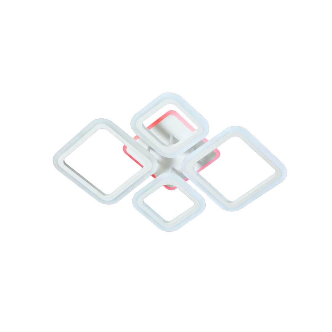 Люстра LED Svet SY-5330/2+2WH+RGB з пультом 72W+28W Білий (25153273) Люстра LED Svet SY-5330/2+2WH+RGB з пультом 72W+28W Білий (25153273)