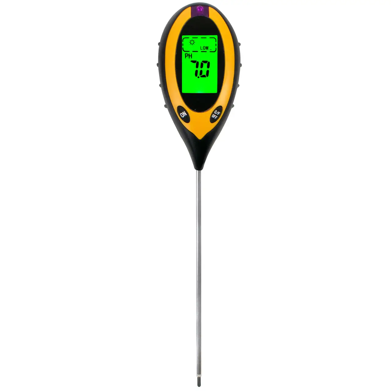 Тестер почвы PH-метр измеритель влажности/кислотности/температуры и освещенности 4в1 (2619019107)