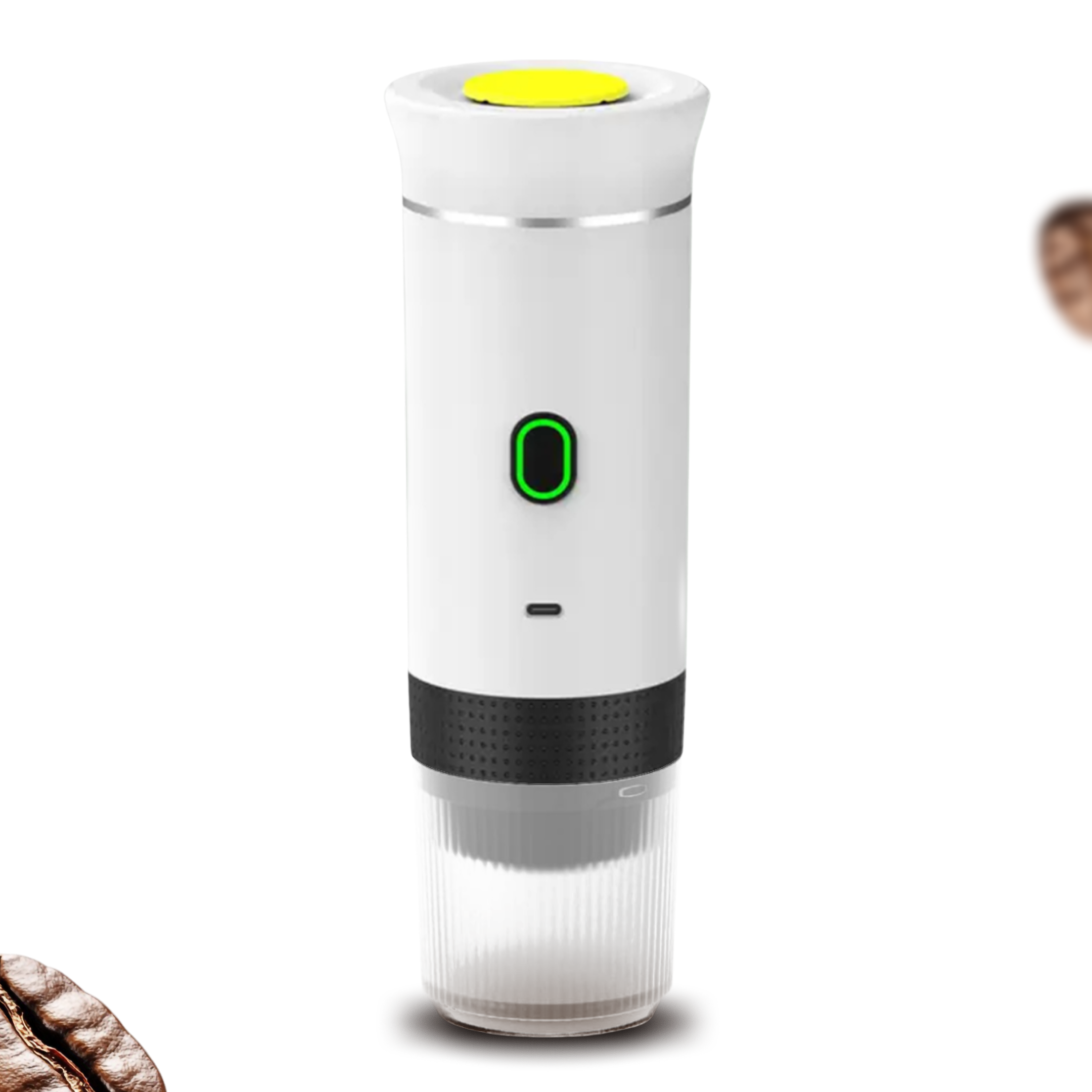 Кофемашина портативная 3в1 на аккумуляторе для молотого и капсульного кофе Белый (31258996)