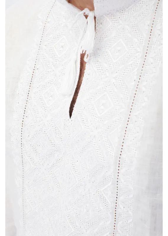 Вышиванка мужская р. 46 Белый (459) - фото 3 Вышиванка мужская р. 46 Белый (459) - фото 3