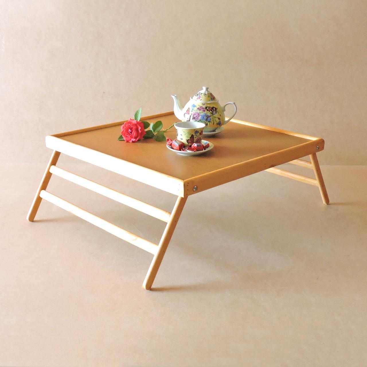 Столик-поднос для завтрака из дерева Вирджиния Карри (СТП-002003)