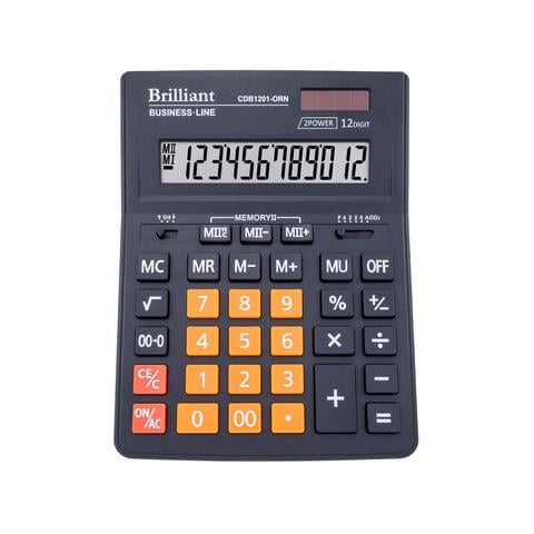 Калькулятор Brilliant CDB1201-ORN 12 розрядів (28219742)