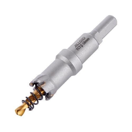 Сверло Alloid корончатое твердосплавное по металлу 18 мм - фото 1 Сверло Alloid корончатое твердосплавное по металлу 18 мм - фото 1