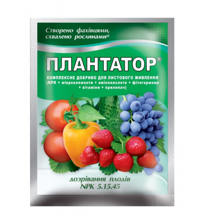 Удобрение Плантатор Созревание плодов NPK 5.15.45 25 г (X-2516)