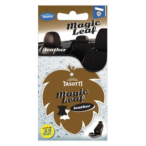 Ароматизатор Tasotti Magic Leaf cухой листик Leather (113320)