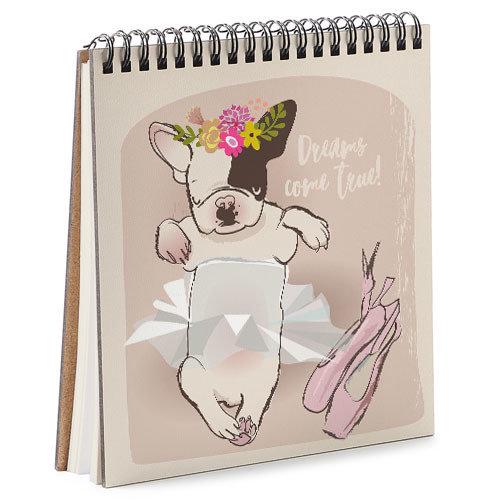Скетчбук Dreams come true 16,7x18 см (BDK_DOG005)