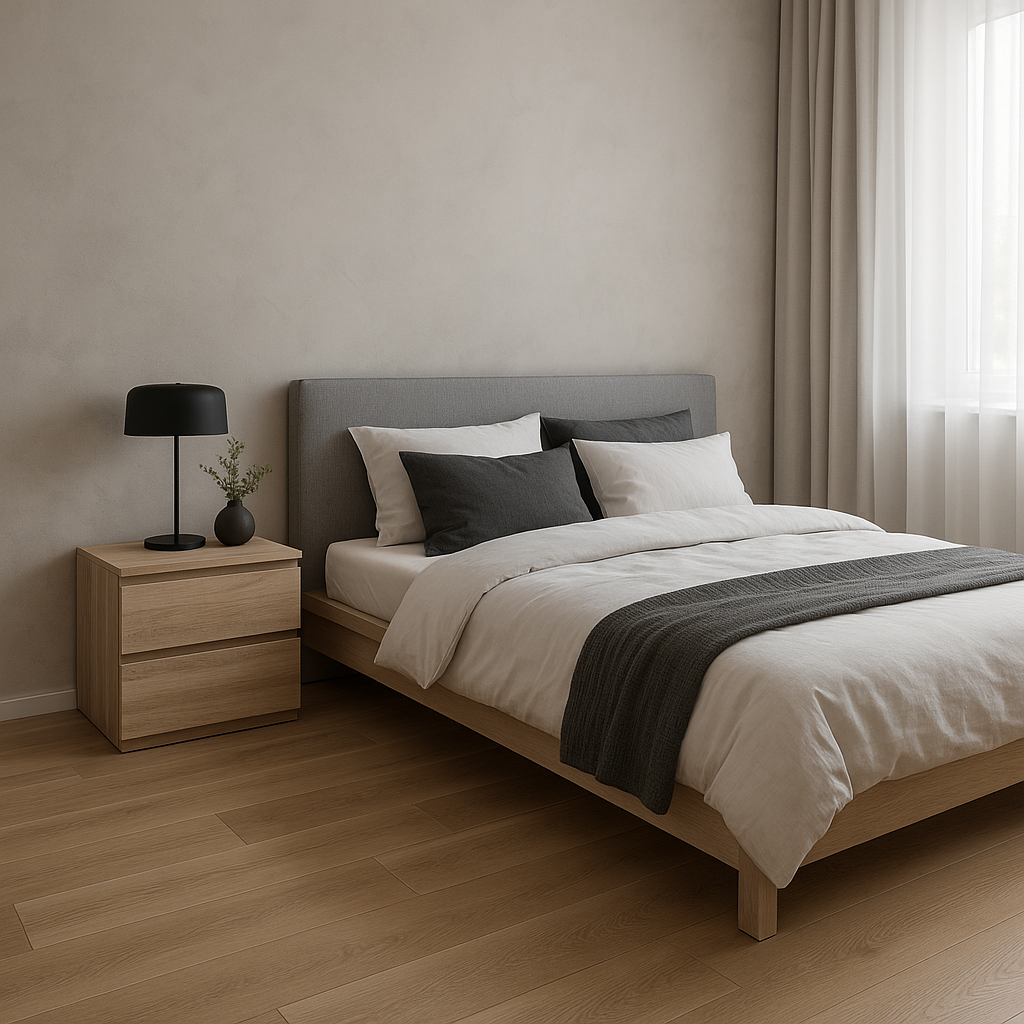 Тумба приліжкова MEBEX на 2 шухляди 60х40х54,4 см Дуб Сонома (VS2B600DS) - фото 2 Тумба приліжкова MEBEX на 2 шухляди 60х40х54,4 см Дуб Сонома (VS2B600DS) - фото 2