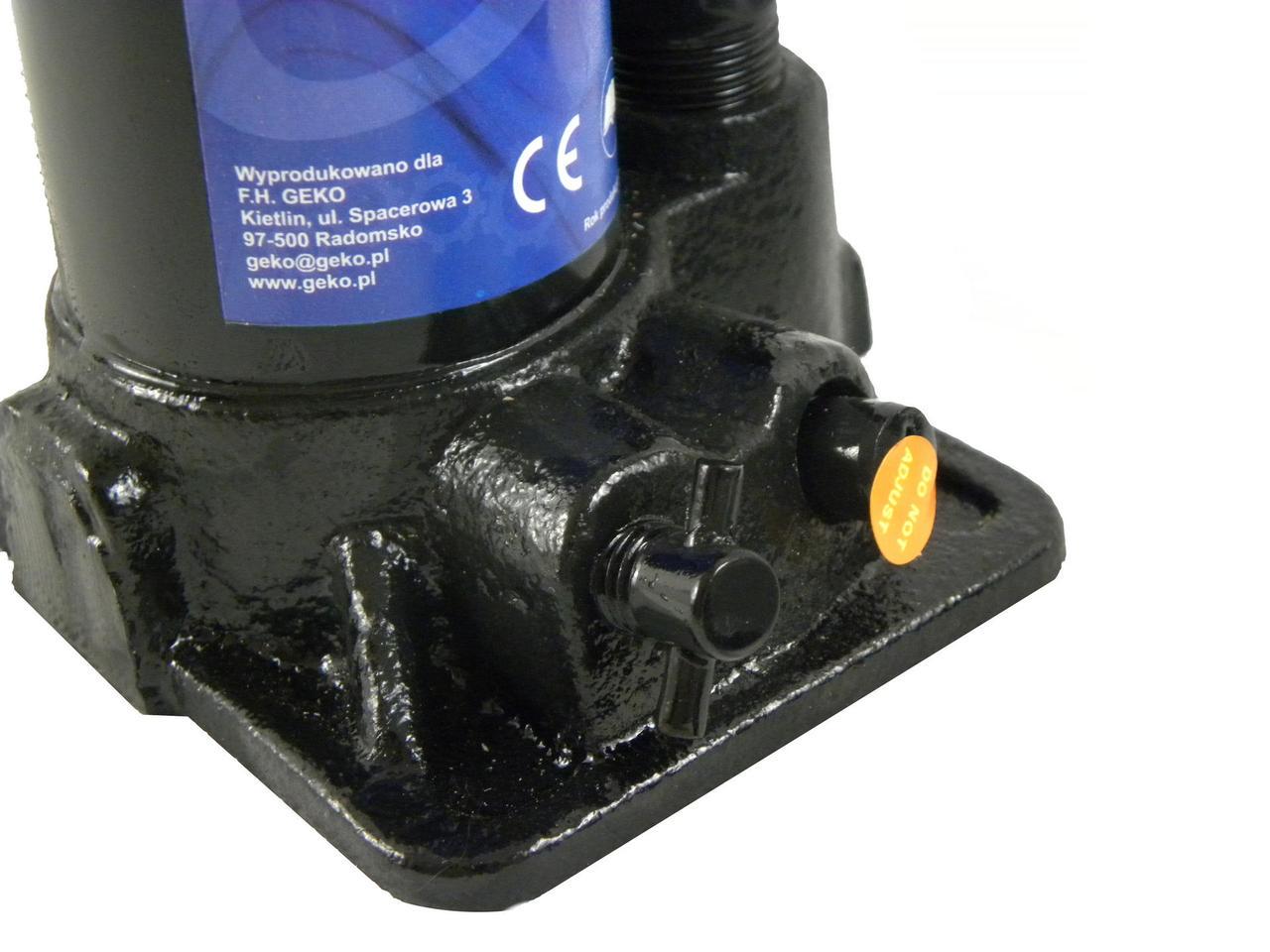 Домкрат гідравлічний GeKo пляшковий 4 тонни (G01051) - фото 6 Домкрат гідравлічний GeKo пляшковий 4 тонни (G01051) - фото 6